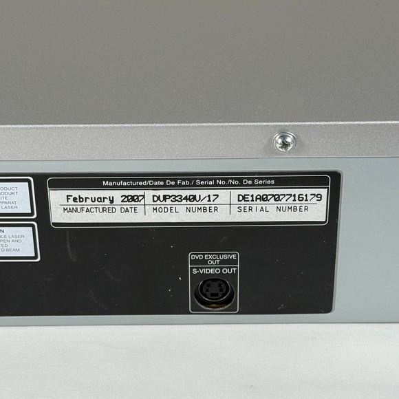 Philips DVD/VCR Player Combo DVP3340V REMOTE/CABLES *TESTED - WORKS GREAT* - Picture 4 of 9